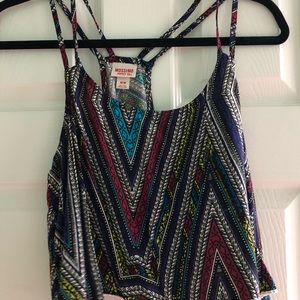 Colorful crop tank